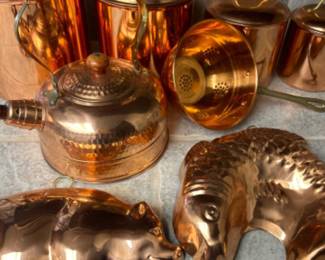 Copper canisters and molds