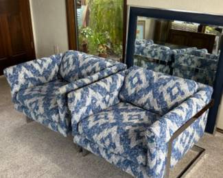 MCM Style T Back Chairs