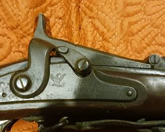 US Springfield Rifle 1864 (1866 Issue) W Rod Musket Barrell 58 Caliber 
