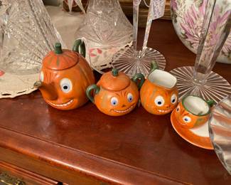 German Pumpkin Tea set