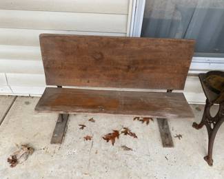 Antique Wooden Buggy Wagon Carriage Seat