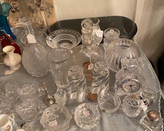 Baccarat, Waterford and Lalique 