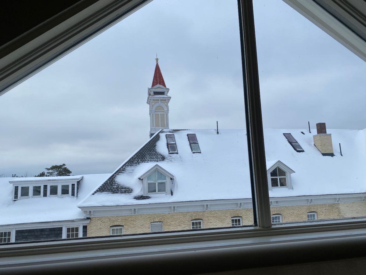 The commons- view from the master bedroom