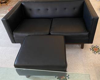 MCM sofa with ottoman