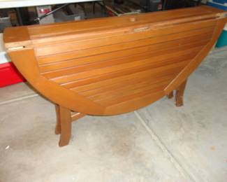 Folding Outdoor Table w/ Cover