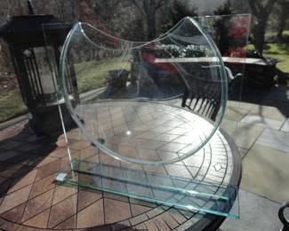 Z Gallerie Heavy Glass Vase (new in the box)