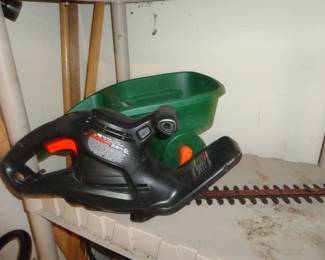 Larger Seed Spreader/Small spreader shown here/Hedger