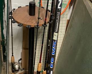 Fishing rods and rod holder