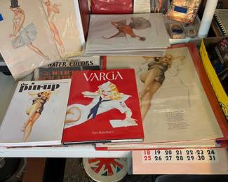 books about Pin up art