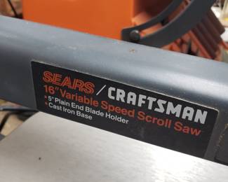 T9 - $40. Craftsman 16" Variable Speed Scroll Saw. 