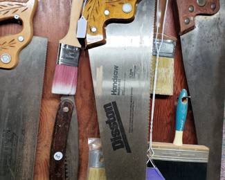 T44 - $25. Disston D-23 Saw. 