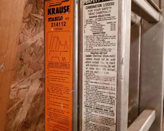S8 - $75. Krause ladder. 