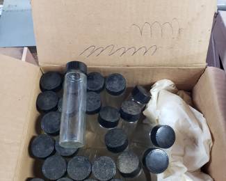 T73 - $12. Glass Vials. 