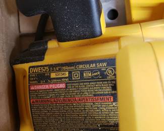T5 - $60. Dewalt Circular Saw. 