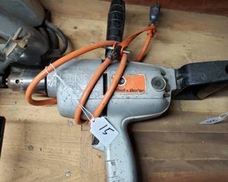 T24 - $15. Black and Decker Drill. 