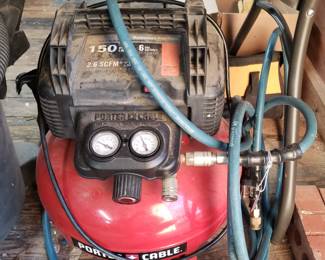 T12 - $75. Porter Cable Air Compressor. 