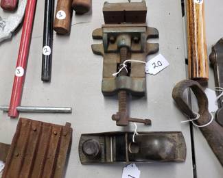 T56 - $20. Drill Press Vise. Others priced individually. 