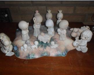 Precious Moments Nativity Scene