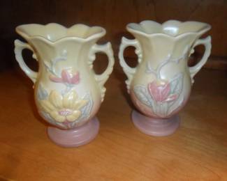 2 Hull Pottery vases