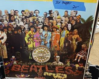 The Beatles Sergeant Pepper vinyl record album