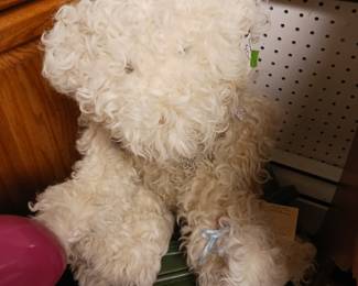 Artist signed teddy bear