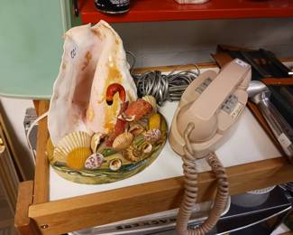 Funky push button princess telephone