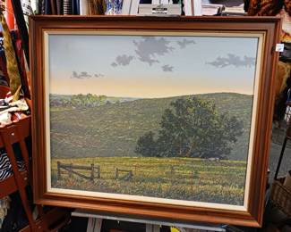 Original oil painting by Durwood Dommisse