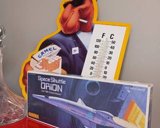 Camel Joe cigarette tin advertising sign