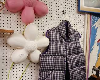 Flower petal plastic lights