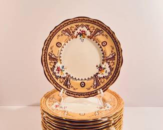 Dining Room | RARE Set of 12 Antique Tiffany & Co. Salad/Dessert Plates.