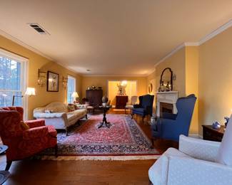 Living Room | Be sure to try out our selection of 6 antique and vintage chairs.