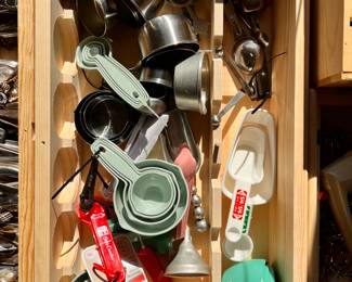 Breakfast Room | Measuring cups and spoons.