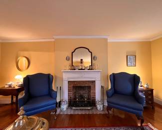 Living Room | Don't miss the selection of fine porcelain found throughout the living room.