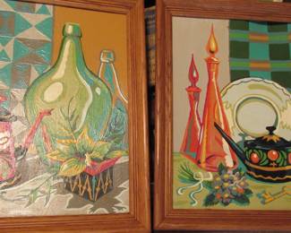 Awesome Vintage Paint by Number Art