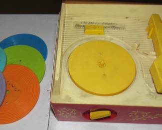 Fisher Price Record Player and Records
