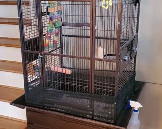 Kings Cages SLT 2724 Superior Line Tall Parrot / Bird Cage 27.5 x 24 x 64 (Coppertone)