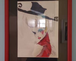 Cordell Cordaro signed and framed print