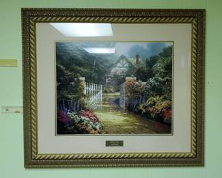 "Hidden Cottage" by Thomas Kinkade Library Edition w/ COA