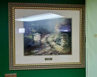 "The Autumn Gate" by Thomas Kinkade Library Edition w/ COA