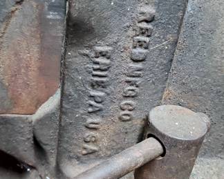 Reed Mfg Co, Erie PA Anvil