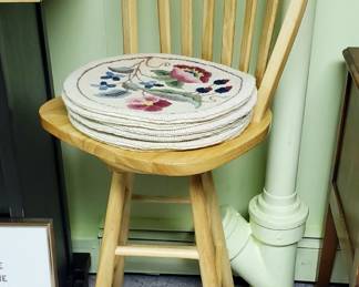 Pr Counter Height Chairs