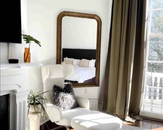 Vitra chair and ottoman