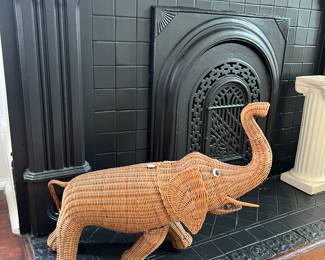 wicker elephant