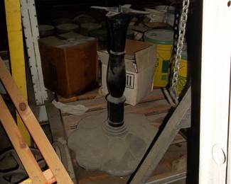 cast iron table base