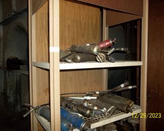 several grease guns
