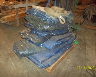 many LARGE tarps