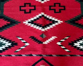 Navajo Kilim hand knotted tribal rug circa 1940