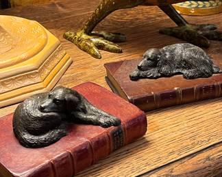 Dog book weights from England!