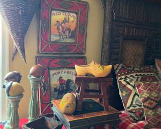 Beautiful cabin bedroom