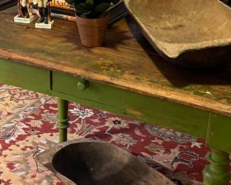 Antique dough trenchers 